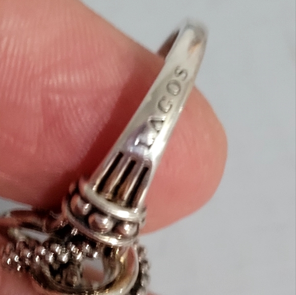 LAGOS Sterling Silver Love Knot Ring 6 - Picture 5 of 12